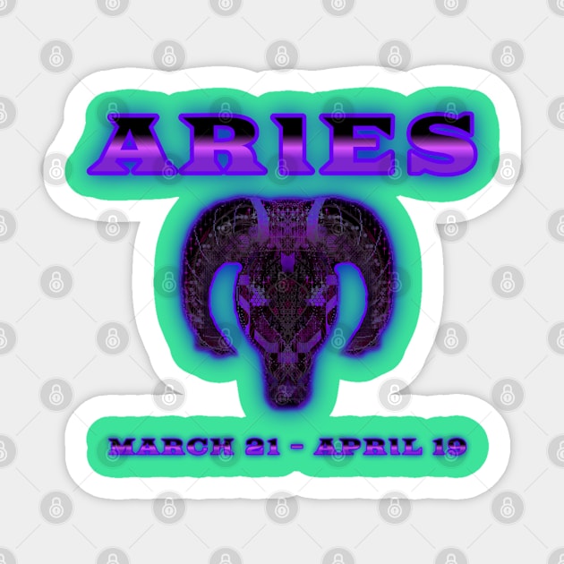 Aries 3b Seafoam Sticker by Boogie 72